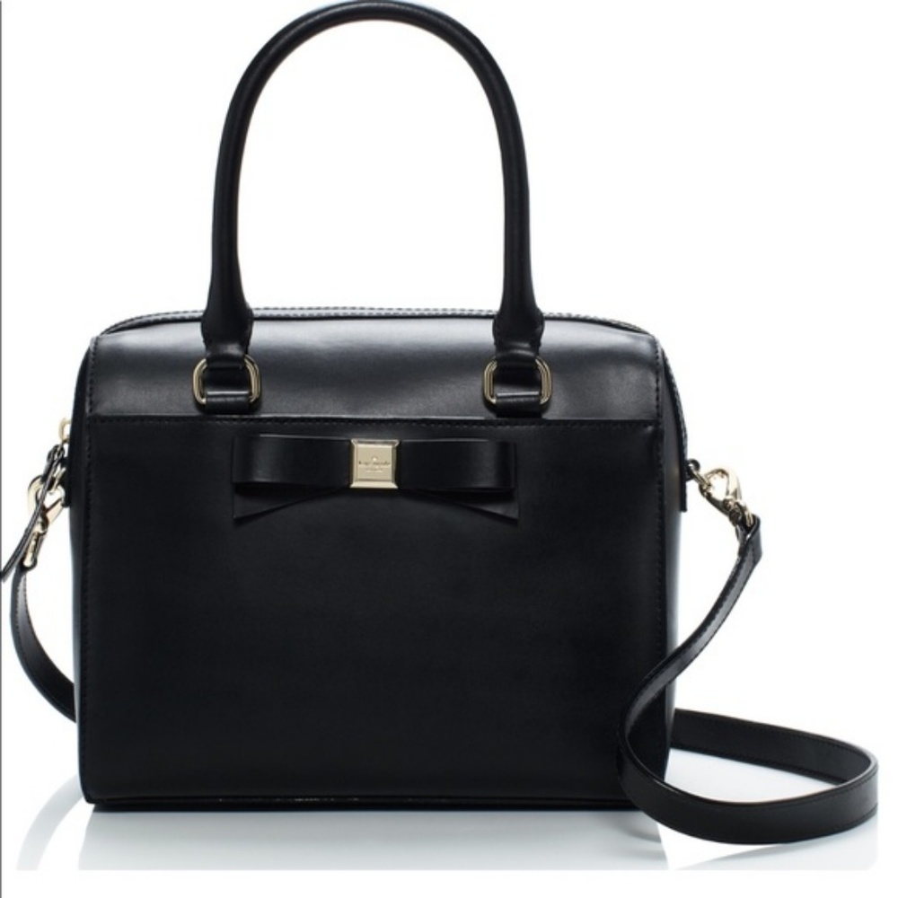 Kate Spade Black Montford Park Smooth Ashton Leath
